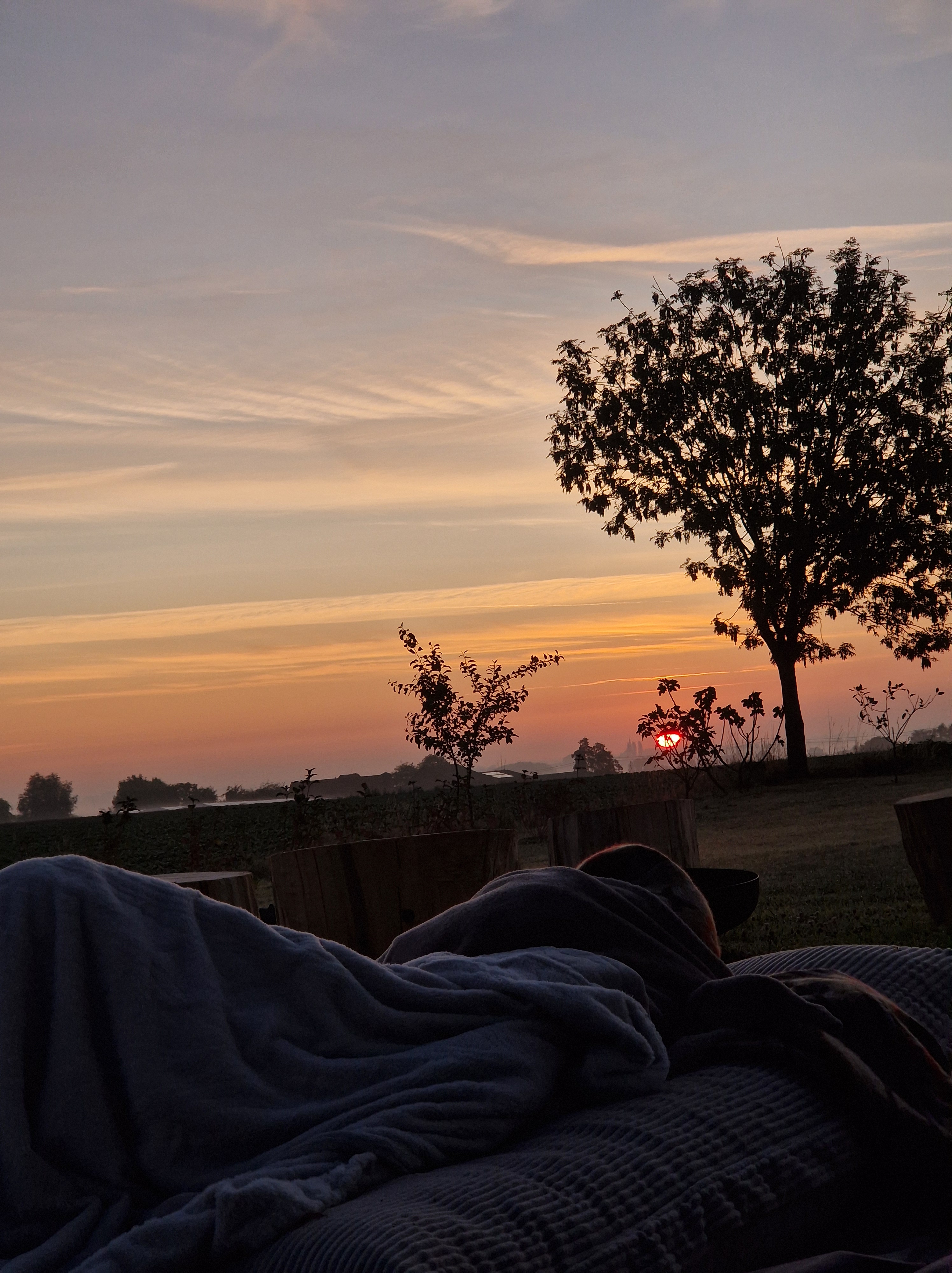 Dawn after a ceremony